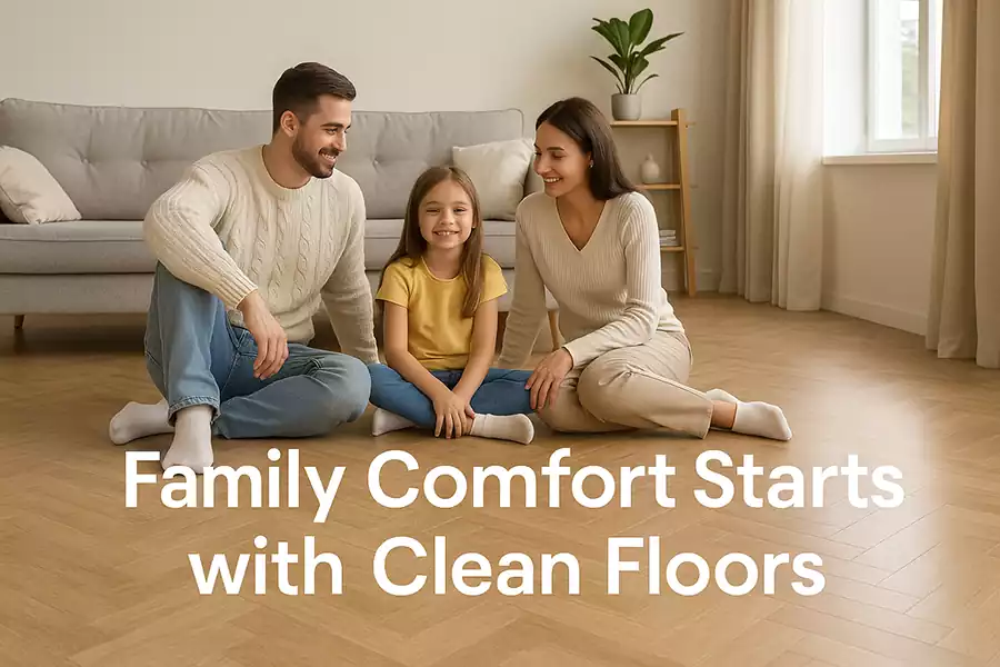 Family Comfort Starts with Clean Laminate Flooring ‎- One Stop Floors