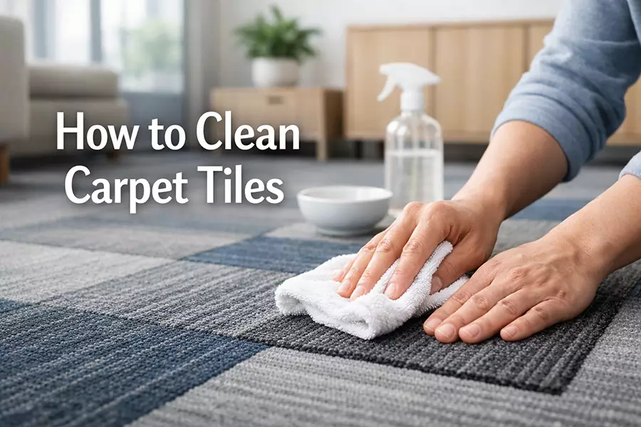 How to Clean Carpet Tiles-One Stop Floor
