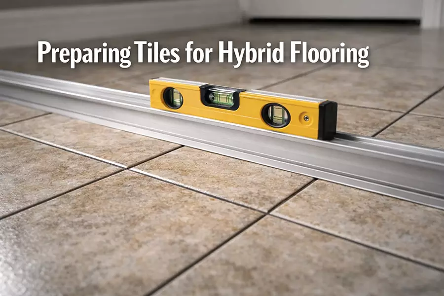 Can Hybrid Flooring Go Over Tiles-Preparing Tiles for Hybrid Flooring-One Stop Floor