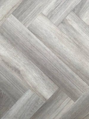 HTT Obsidian 9mm Herringbone — Estate Grey Oak